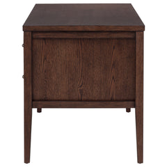 Graham Chocolate 54-inch 4-drawer Double Pedestal Lift Top Computer Desk - Ornate Home