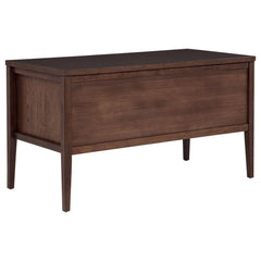Graham Chocolate 54-inch 4-drawer Double Pedestal Lift Top Computer Desk - Ornate Home