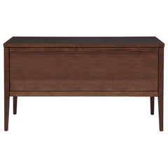 Graham Chocolate 54-inch 4-drawer Double Pedestal Lift Top Computer Desk - Ornate Home