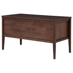 Graham Chocolate 54-inch 4-drawer Double Pedestal Lift Top Computer Desk - Ornate Home