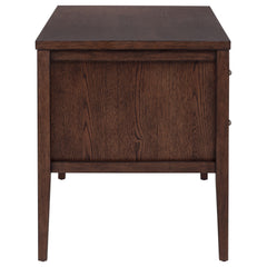 Graham Chocolate 54-inch 4-drawer Double Pedestal Lift Top Computer Desk - Ornate Home