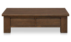 Graham Dark Brown Storage Coffee Table - Ornate Home
