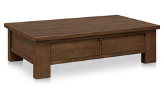 Graham Dark Brown Storage Coffee Table - Ornate Home