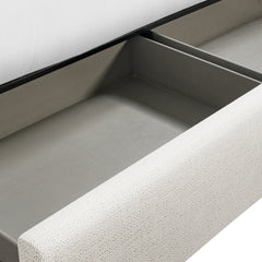 Graham Espresso King Storage Panel Bed - Ornate Home