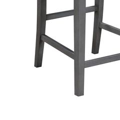 Graham Gray 20"W Fabric Counter Height Chair (Set of 2) - Ornate Home