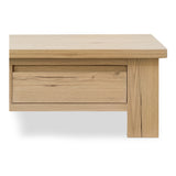 Graham Rustic Oak Storage Coffee Table - Ornate Home