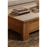 Graham Rustic Oak Storage Coffee Table - Ornate Home