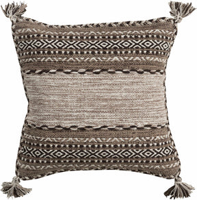 Grahamston Brown Geometric Pattern Throw Pillow - Clearance - Ornate Home
