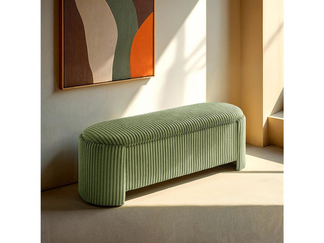 Grainne Green Storage Bench - Ornate Home