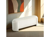 Grainne White Storage Bench - Ornate Home