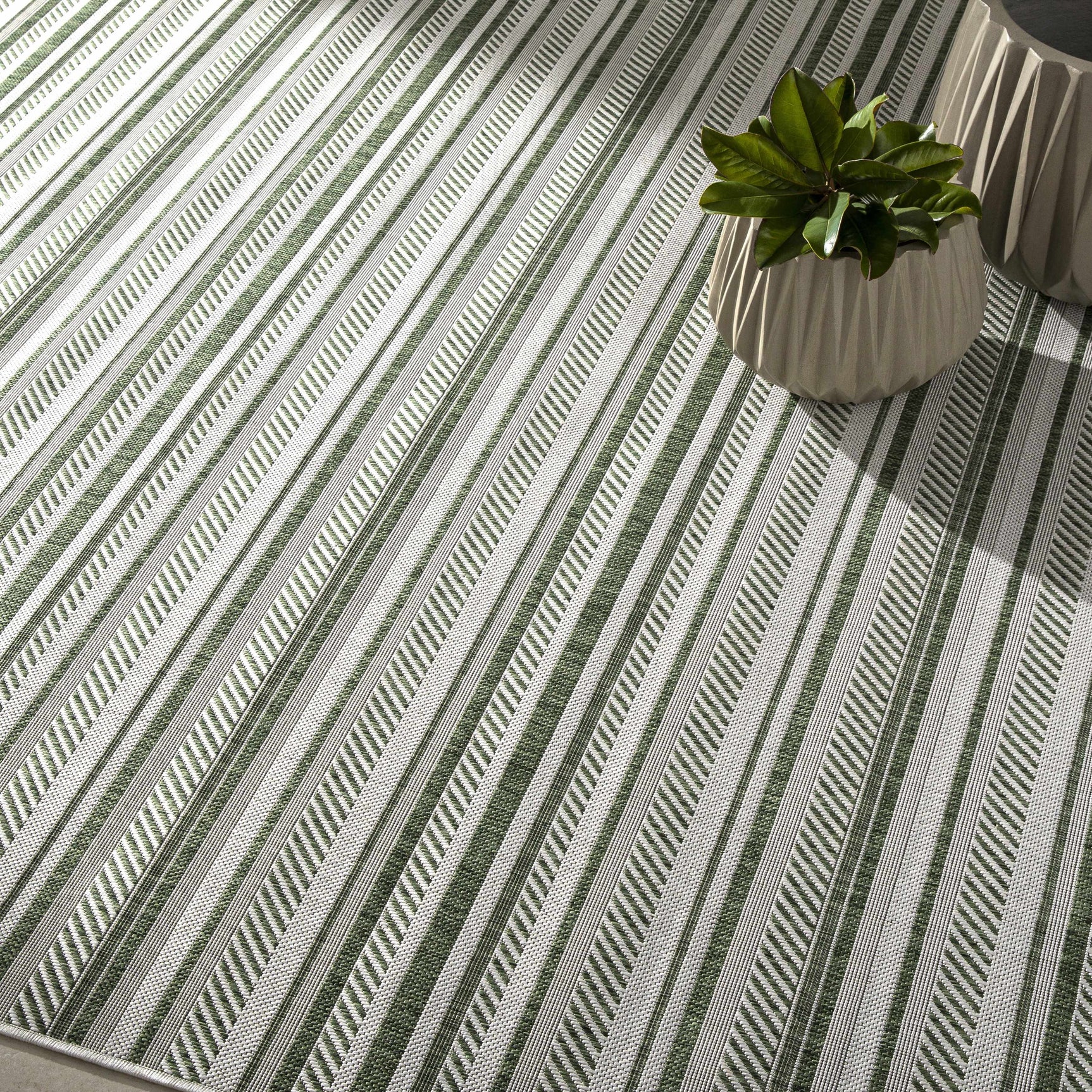 Gram Striped Nordic Outdoor Rug - Ornate Home