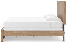 Gramburg Warm Natural Brown King Panel Bed - Ornate Home