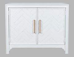 Gramercy Blanc 2 Door Accent Cabinet - Ornate Home