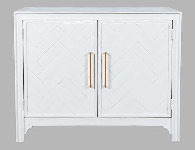 Gramercy Blanc 2 Door Accent Cabinet - Ornate Home