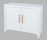 Gramercy Blanc 2 Door Accent Cabinet - Ornate Home