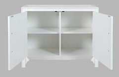 Gramercy Blanc 2 Door Accent Cabinet - Ornate Home
