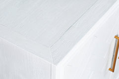 Gramercy Blanc 3 Door Accent Cabinet - Ornate Home