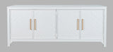Gramercy Blanc 4 Door Accent Cabinet - Ornate Home