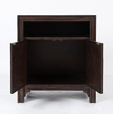 Gramercy Dark Chevron Accent Table - Ornate Home