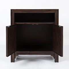 Gramercy Dark Chevron Accent Table - Ornate Home
