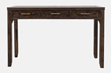 Gramercy Dark Chevron Power Desk - Ornate Home