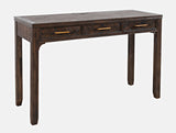 Gramercy Dark Chevron Power Desk - Ornate Home