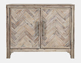 Gramercy Grey Wash 2 Door Accent Cabinet - Ornate Home