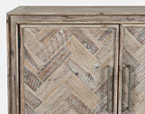 Gramercy Grey Wash 2 Door Accent Cabinet - Ornate Home