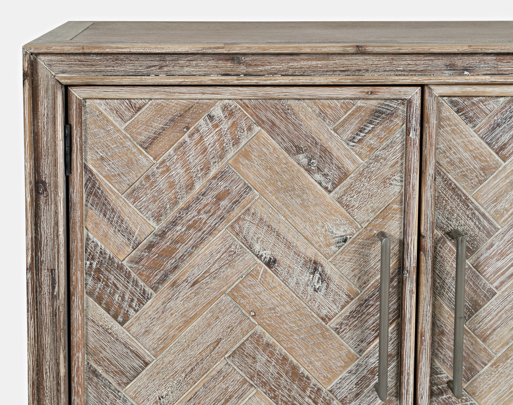 Gramercy Grey Wash 2 Door Accent Cabinet - Ornate Home
