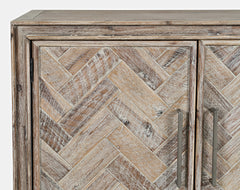 Gramercy Grey Wash 2 Door Accent Cabinet - Ornate Home