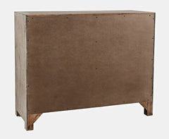 Gramercy Grey Wash 2 Door Accent Cabinet - Ornate Home