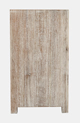 Gramercy Grey Wash 3 Door Accent Cabinet - Ornate Home
