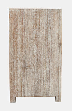 Gramercy Grey Wash 3 Door Accent Cabinet - Ornate Home