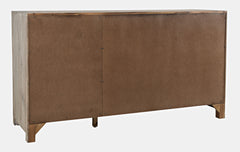Gramercy Grey Wash 3 Door Accent Cabinet - Ornate Home