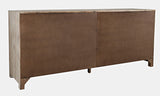 Gramercy Grey Wash 4 Door Accent Cabinet - Ornate Home