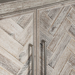 Gramercy Grey Wash 4 Door Accent Cabinet - Ornate Home