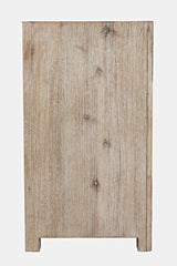 Gramercy Grey Wash 4 Door Accent Cabinet - Ornate Home