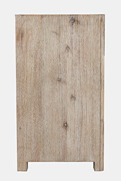 Gramercy Grey Wash 4 Door Accent Cabinet - Ornate Home