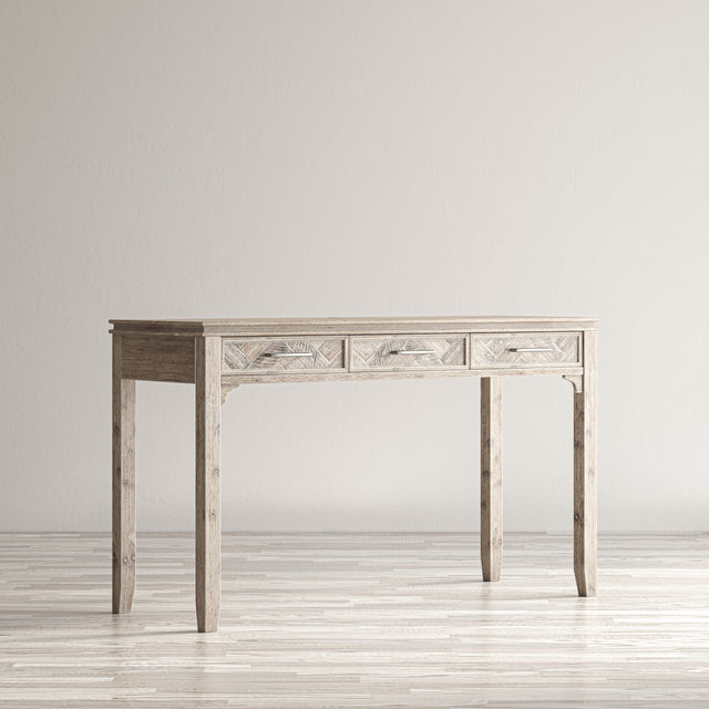 Gramercy Grey Wash Power Desk - Ornate Home