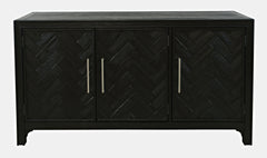 Gramercy Noir 3 Door Accent Cabinet - Ornate Home
