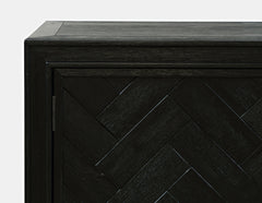 Gramercy Noir 3 Door Accent Cabinet - Ornate Home