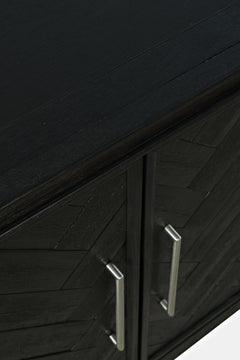 Gramercy Noir 3 Door Accent Cabinet - Ornate Home