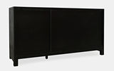Gramercy Noir 3 Door Accent Cabinet - Ornate Home