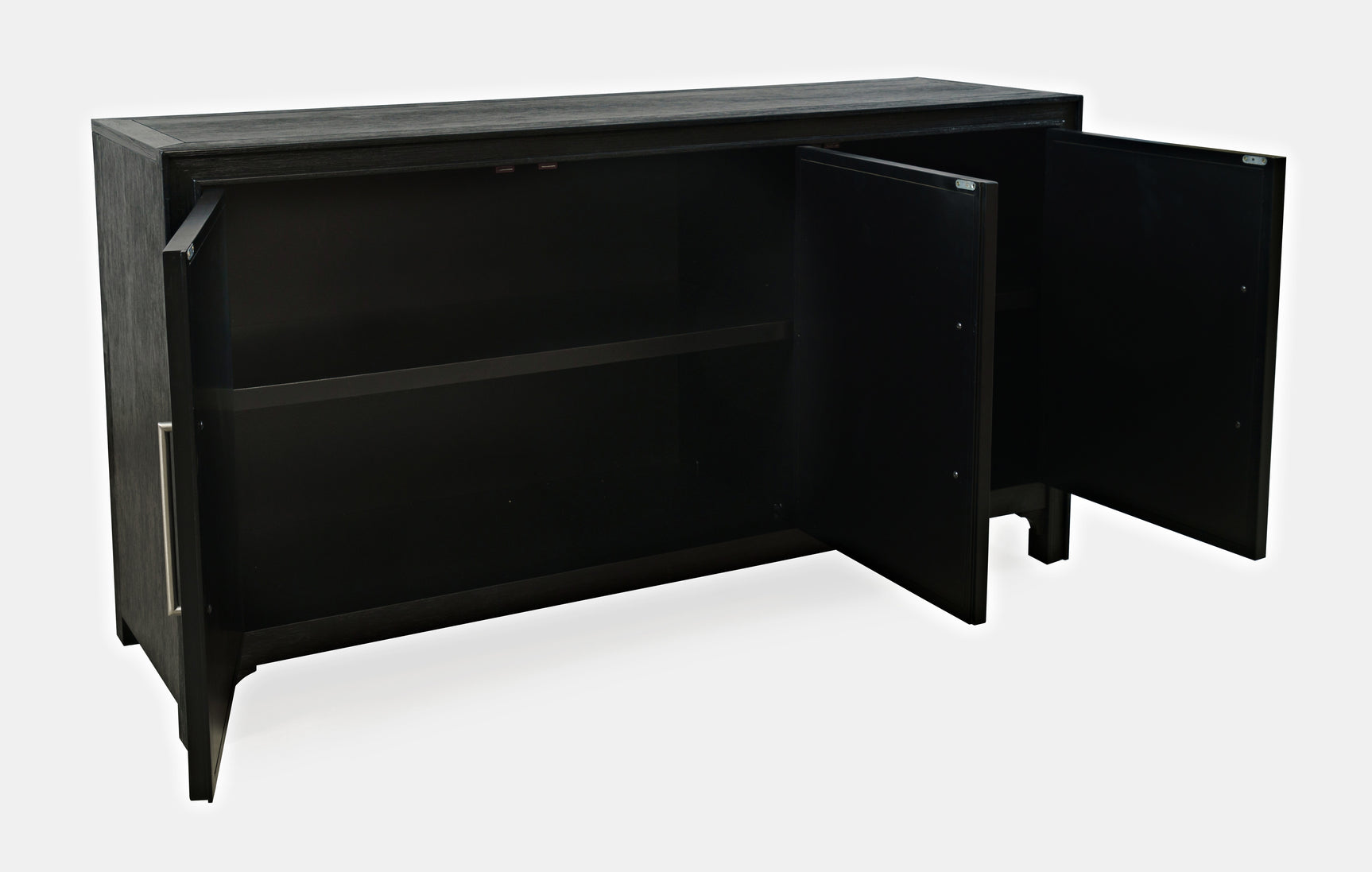 Gramercy Noir 3 Door Accent Cabinet - Ornate Home
