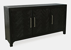 Gramercy Noir 3 Door Accent Cabinet - Ornate Home