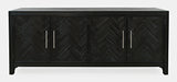 Gramercy Noir 4 Door Accent Cabinet - Ornate Home