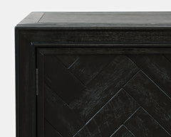 Gramercy Noir 4 Door Accent Cabinet - Ornate Home
