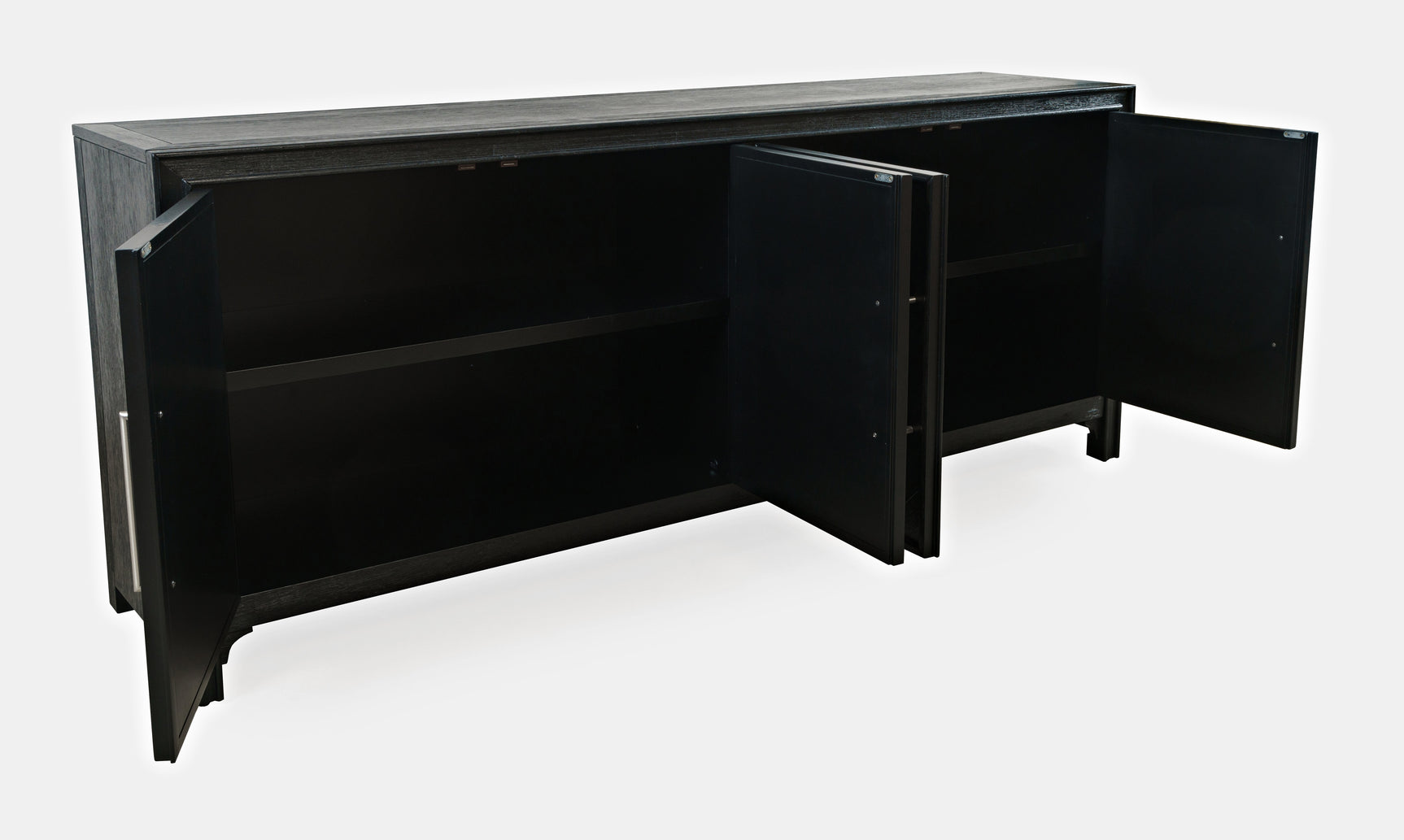 Gramercy Noir 4 Door Accent Cabinet - Ornate Home