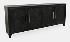 Gramercy Noir 4 Door Accent Cabinet - Ornate Home