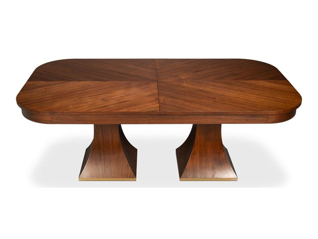 Gramercy Park Jupe Brown Dining Table - Ornate Home